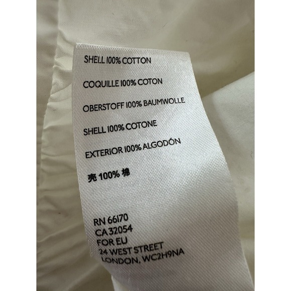 New Maeve Anthropologie Darla Poplin Swing Top Women's Large Short Sleeve Cotton - Picture 8 of 11